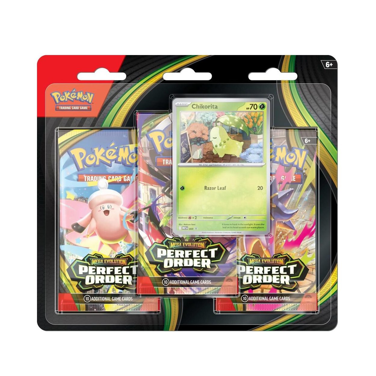 Perfect Order - 3 Pack Blister Chikorita